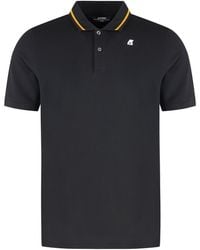 K-Way - Cotton-Piqué Polo Shirt - Lyst
