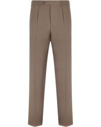 Canali - Straight Wool Pants - Lyst