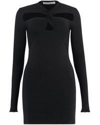 Philosophy Di Lorenzo Serafini - Cut-Out Detail Sweater Dress - Lyst