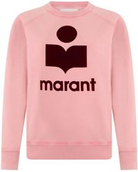 Isabel Marant - Cotton Blend Sweatshirt With Logo - Lyst