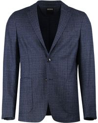ZEGNA - Giacca monopetto a due bottoni - Lyst