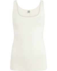 TOTEME - Ribbed Tank Top - Lyst