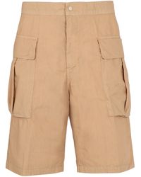 Aspesi - Cotton Bermuda Shorts - Lyst
