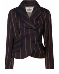 Vivienne Westwood - Jacket Cotton Stripe Blazers - Lyst