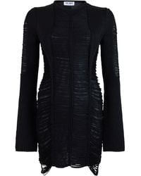 The Attico - Short Knit Dress - Lyst