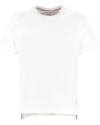 Thom Browne - Crew-Neck Cotton T-Shirt - Lyst