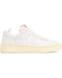 Bally - Raise Leather And Fabric Low-Top Sneakers - Lyst