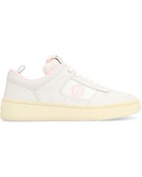 Bally - Raise Leather And Fabric Low-Top Sneakers - Lyst
