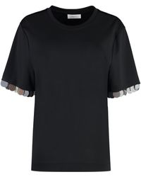 Rabanne - Viscose Crew-neck T-shirt - Lyst