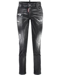 DSquared² - Skinny Mid Rise Jeans - Lyst