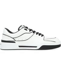 Dolce & Gabbana - New Roma Leather Low-top Sneakers - Lyst