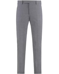 PT01 - Dieci Stretch Wool Trousers - Lyst