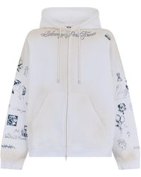 Balenciaga - Hooded Zip-Up Sweatshirt With Graphic Details - Lyst