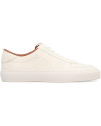 Moncler - Monclub Leather Low-Top Sneakers - Lyst