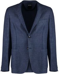 Zegna - Single-breasted Two-button Blazer - Lyst