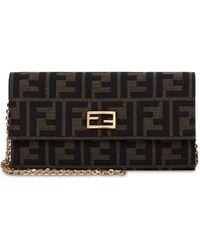 Fendi - Clutch Continental con tracolla - Lyst