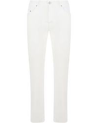 Rrd - Elastic Cotton Trousers - Lyst
