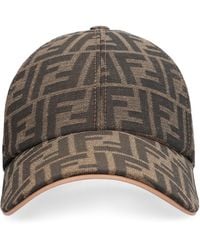 Fendi - All Over Logo Baseball Cap - Lyst