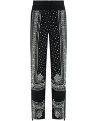 Pinko - Spirito Wide-Leg Trousers Viscose - Lyst