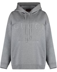 Gucci - Knitted Hoodie - Lyst