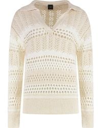 Pinko - Gorzano Cotton-Linen Sweater - Lyst