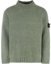 Stone Island - Cotton Crew-Neck Sweater - Lyst
