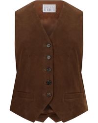 GIUSEPPE DI MORABITO - Suede Vest - Lyst