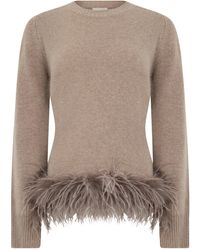 P.A.R.O.S.H. - Sweater With Frayed Details - Lyst