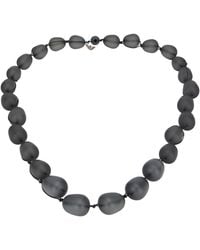 Emporio Armani - Necklace With Resin Pearls - Lyst