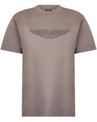 BOSS - Cotton T-Shirt With Embroidery - Lyst