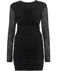 Philosophy Di Lorenzo Serafini - Chic Lace Mini Dress With Cut-Out Detail - Lyst