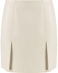 Tod's - Leather Miniskirt - Lyst