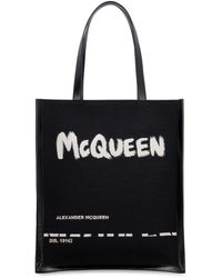 burberry logo detail cotton blend tote