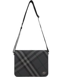 Burberry - Borsa messenger Grid - Lyst