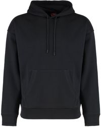 DIESEL - Felpa S-Rob-Hood-R1 in cotone con cappuccio - Lyst