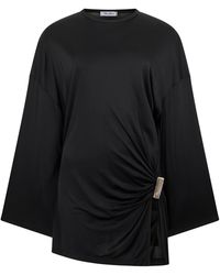 The Attico - Mini Dress With Wide Sleeves - Lyst