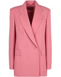 Max Mara - Blazer doppiopetto Lamella in lana - Lyst
