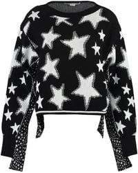 Stella McCartney - Long Sleeve Crew-Neck Sweater - Lyst