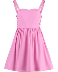Pinko - Amazonia Poplin Mini Dress - Lyst