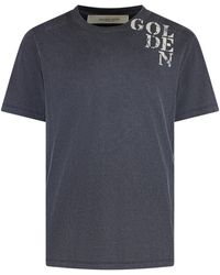 Golden Goose - T-shirt girocollo in cotone - Lyst