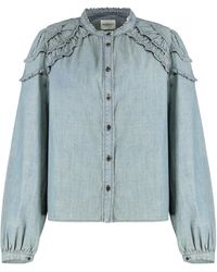 Isabel Marant - Blusa Milya in cotone - Lyst