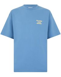 Drole de Monsieur - Cotton T-Shirt With Short Sleeves - Lyst