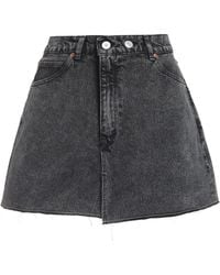 Our Legacy - Cover Denim Mini Skirt - Lyst