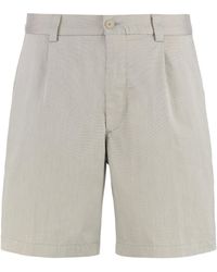 BOSS - Bermuda in misto cotone - Lyst