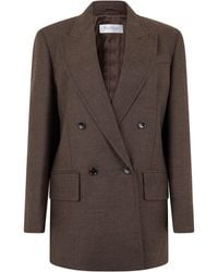 Max Mara - Oversized Double-Breasted Blazer - Lyst