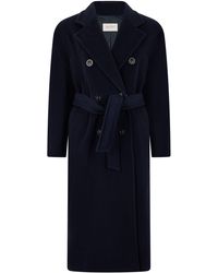 Max Mara - Classic Coat With Collar And Belt - Lyst