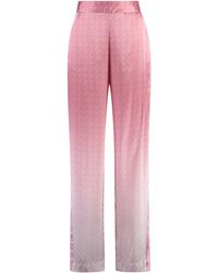 Casablancabrand - Printed Silk Pants - Lyst