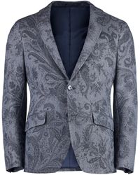 Etro - Single-breasted Two-button Jacket - Lyst