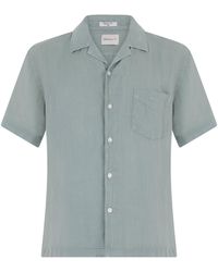 GANT - Short-Sleeved Linen Shirt - Lyst