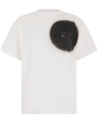 MM6 by Maison Margiela - T-Shirt With Spray Print - Lyst
